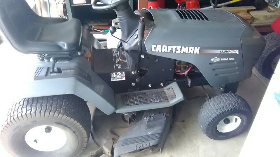 Craftsman 15.5hp OHV Turbo Cool 42" 6 Speed Riding Mower