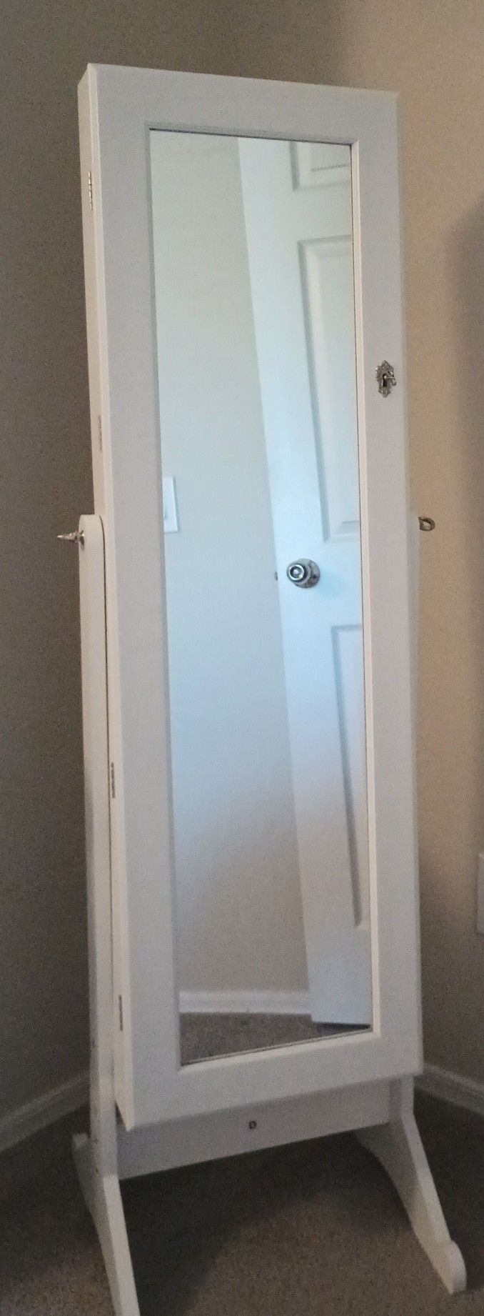 Mirrored Jewelry Cabinet