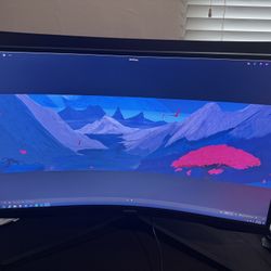 Samsung Odyssey 1440p G55c 27 Inches Curved Monitor