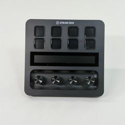 Elgato Stream Deck + Black Edition Customizable LCD keys, Touch Strip, & Dials