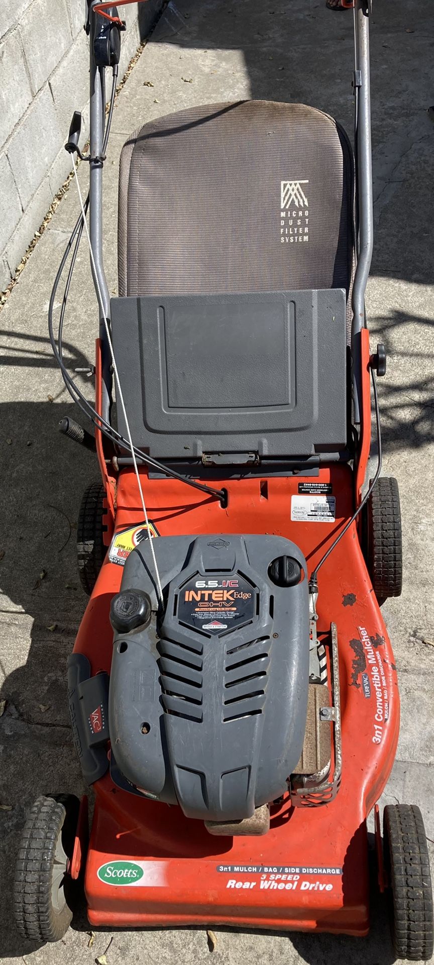 Scotts Lawnmower 6.5 HP Convertible Mulcher for Sale in Los Angeles CA OfferUp