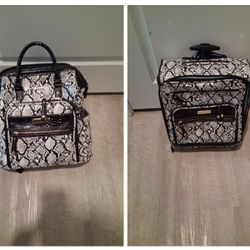 2pc Samantha Brown Underseater And Backpack/Tote