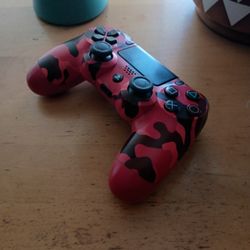 PS4 Controller OEM Red Camo