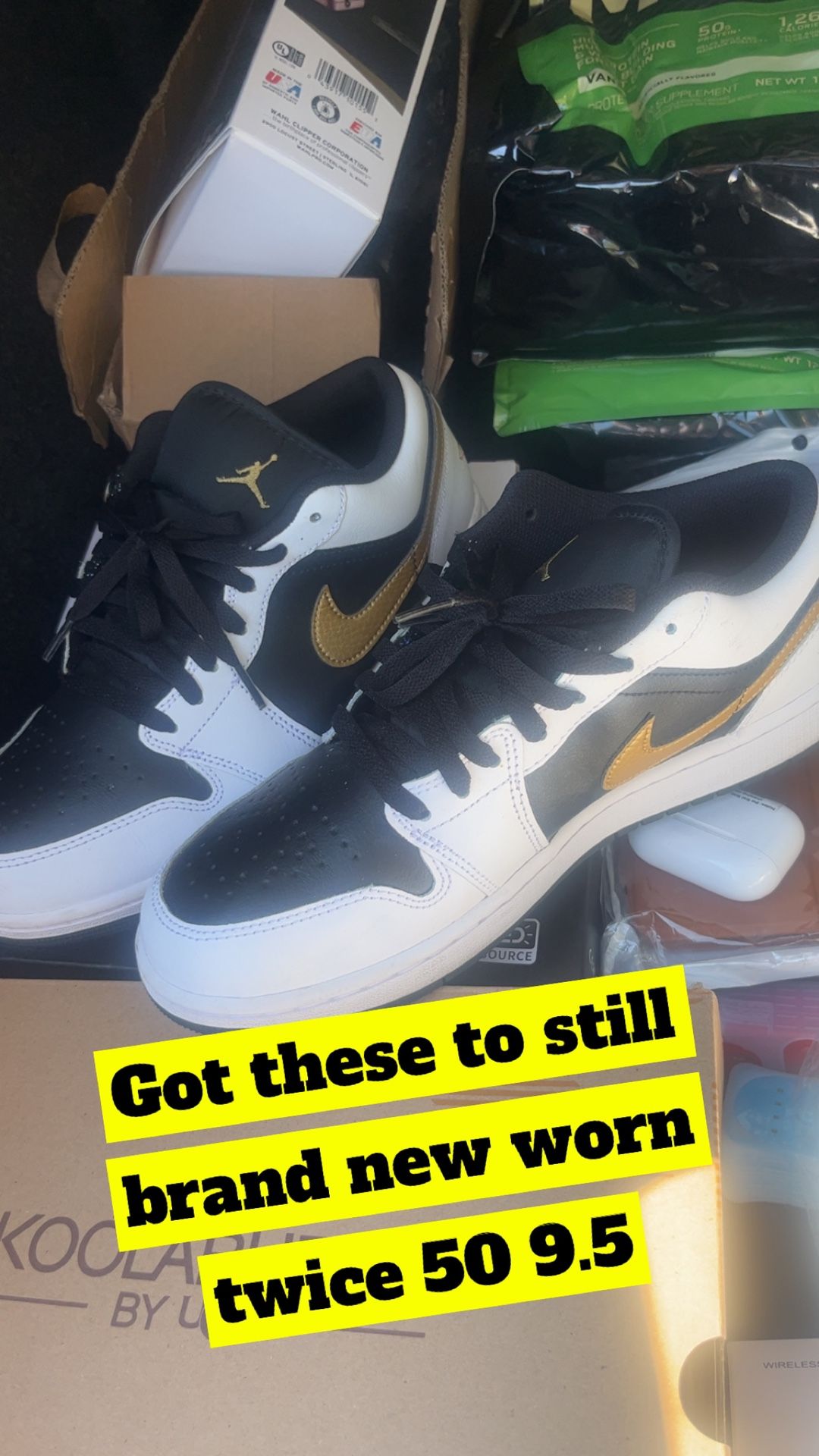 Jordan’s Like New Worm Twice 9.5