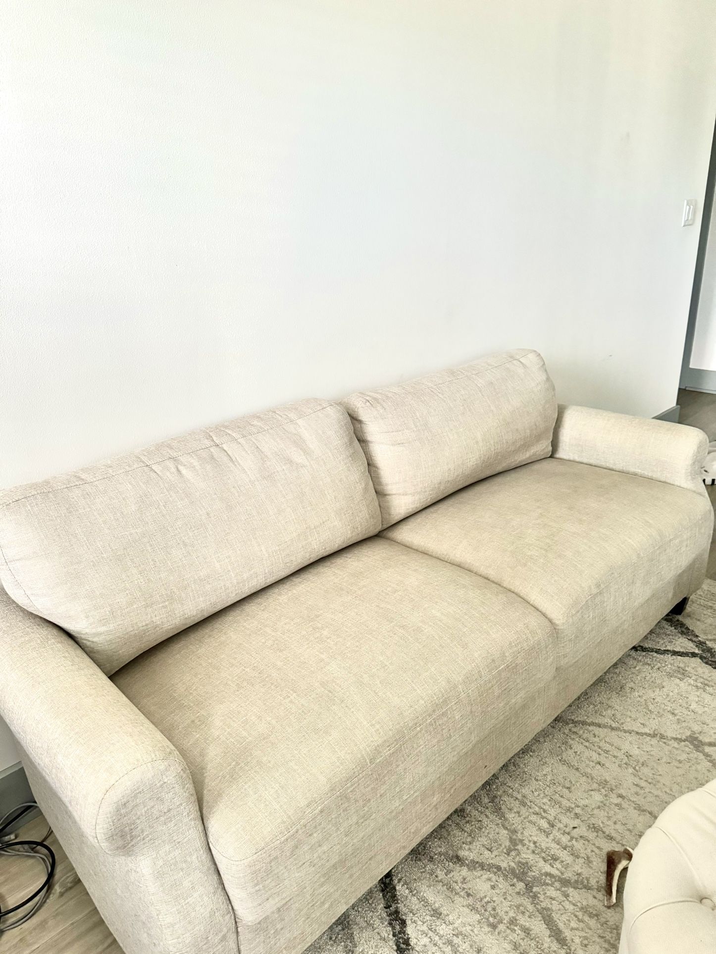 Beige Sofa Couch