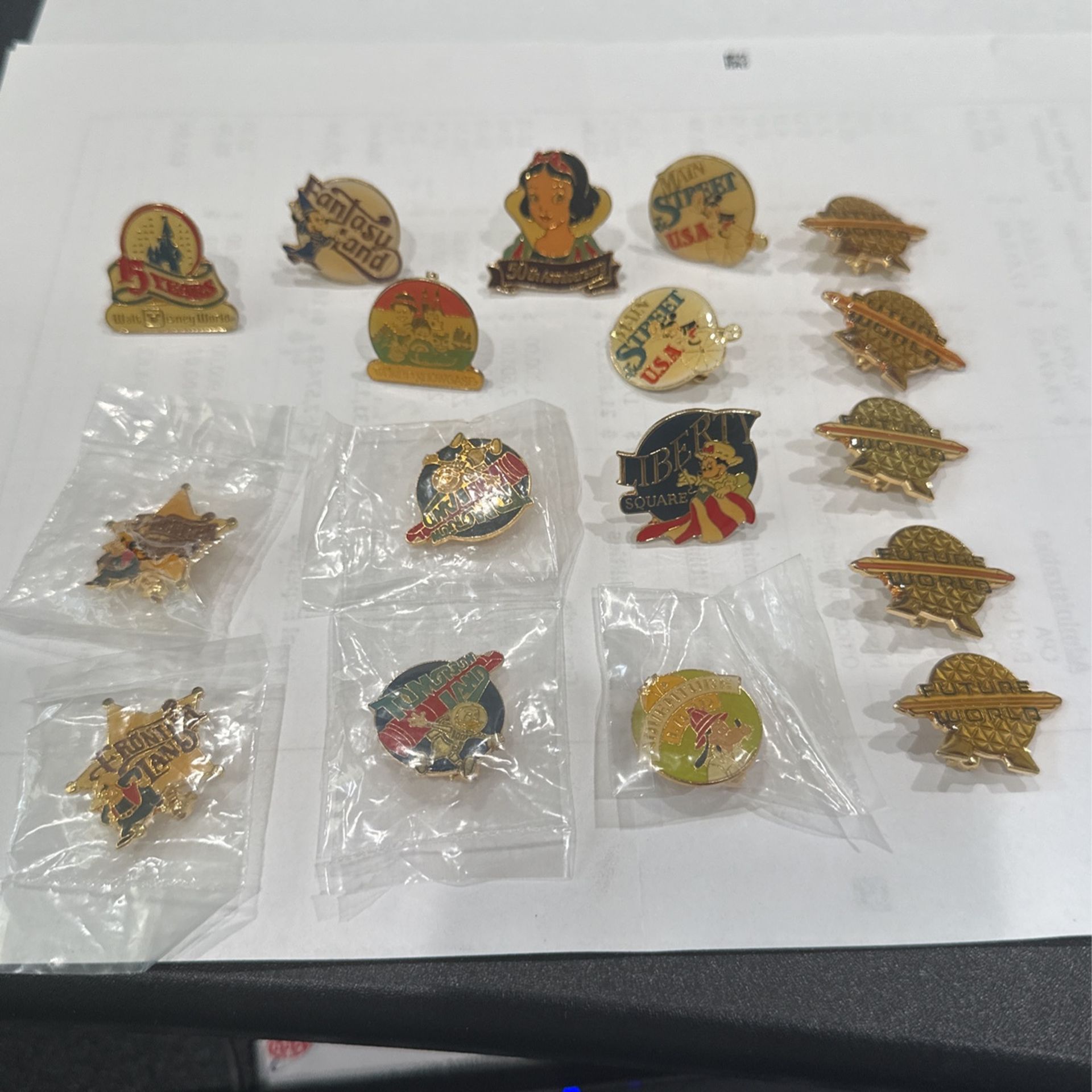 Disney Pins - Early 80’s - Collector Pins Lot