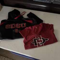 SDSU sweatshirt &  shirt 