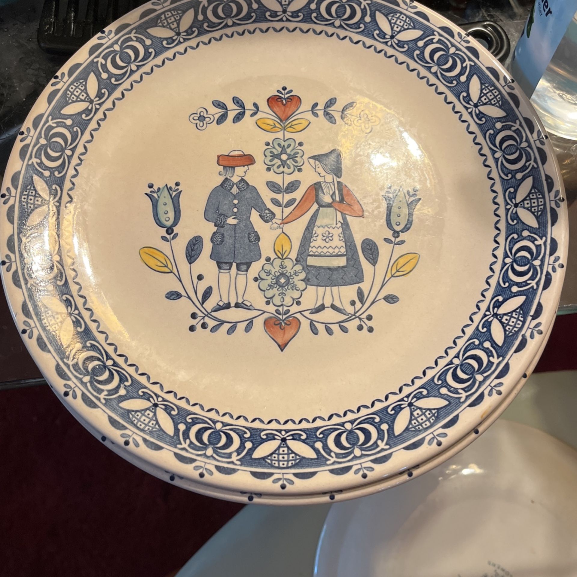 Hearts & Flowers Plates