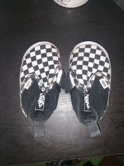 Toddler Slip on Checker Vans