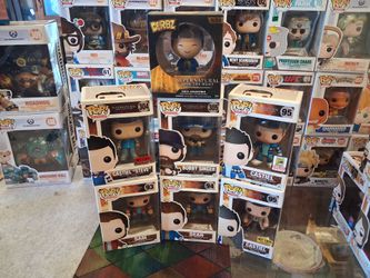 Funko Pop! figures from the Supernatural television series,