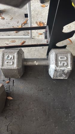50 Pound Dumbbells