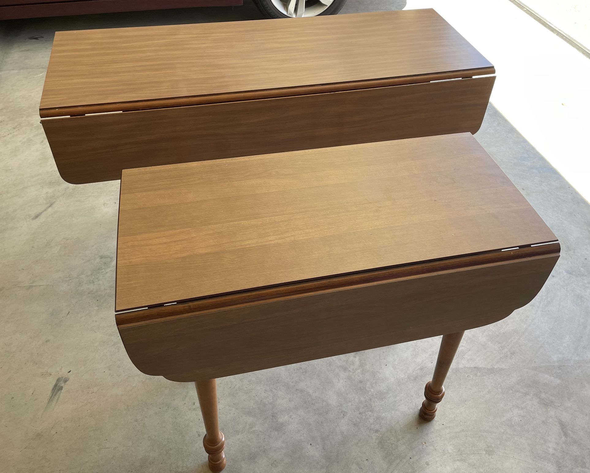 $50 And $40 Two Nice Tables With Formica Tops