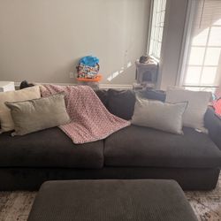 Couch + Oversized Chair + Ottoman Set – $350 OBO (I LOVE THIS SET SO MUCH 😭)