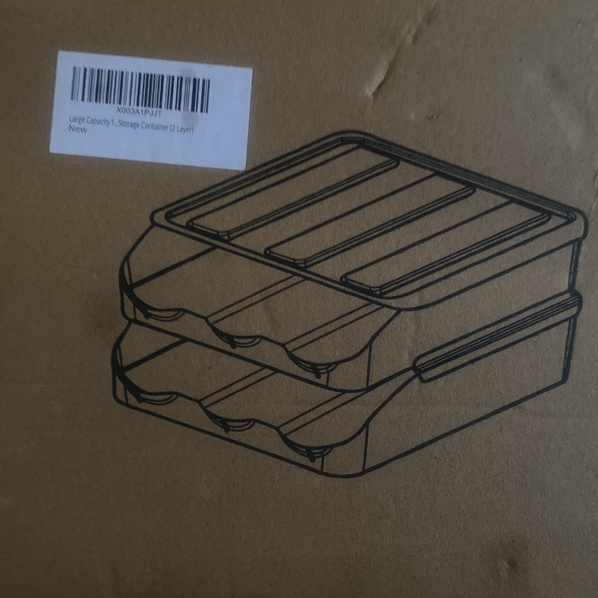 Large Capacity Frig. Storage Container