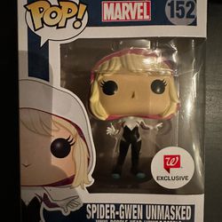 Funko Marvel Spider-man Spider-Gwen Unmasked 152