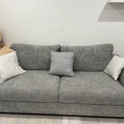 Gray Fabric Couch