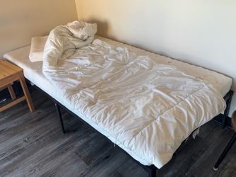 Twin size mattress and stand