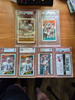 Set of 6 Dan Marino Cards all Graded!!