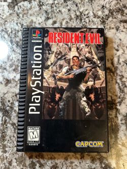 Resident Evil Capcom (Sony PlayStation 1 1996 Manual Included NTSC-U/C) Long Box