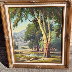Stunning Original Listed California Artist PAUL GRIMM Oil Painting**2O"X24" EXCELLENT CONDITION 