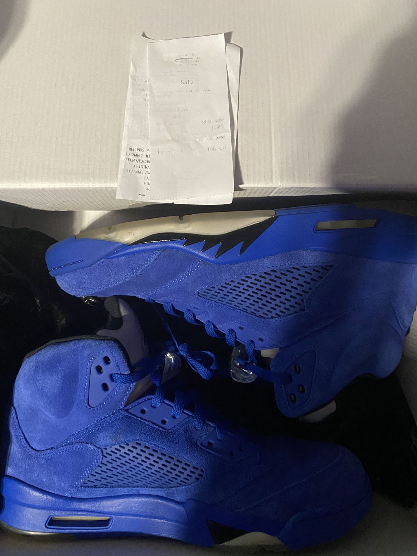 Jordan 5 Retro Blue Suede 