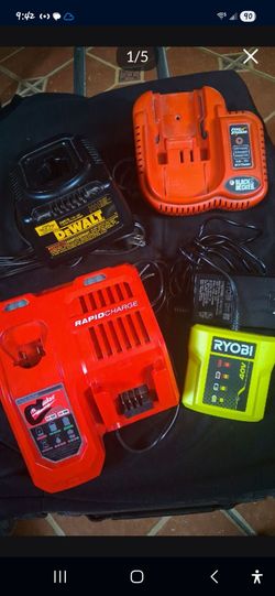 Powertool Chargers 4Sale! - Milwaukee, Ryobi 40V, DeWalt, Black&Decker