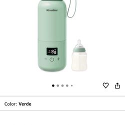 Veroline Green Portable Baby Bottle Warmer Rechargeable