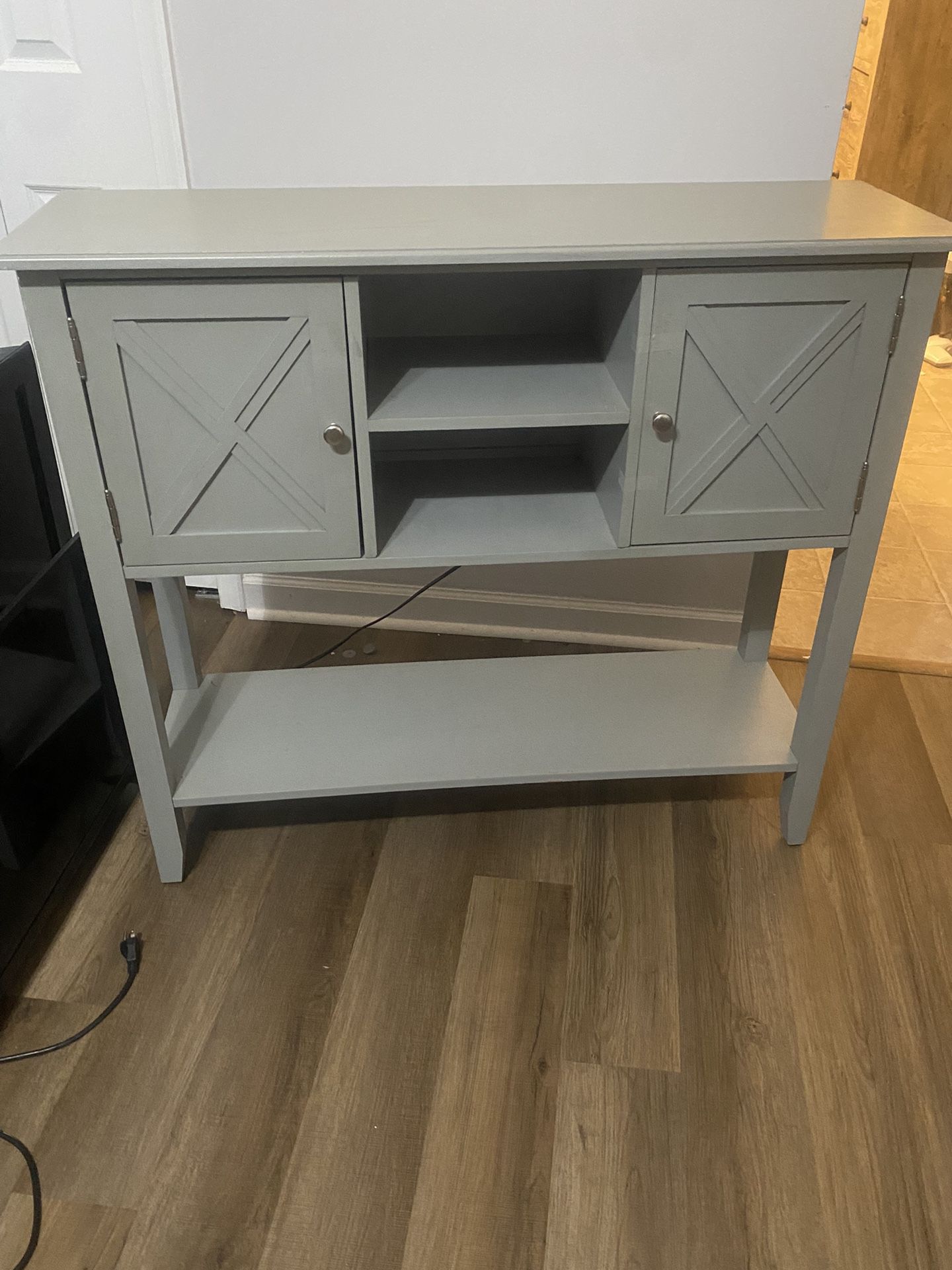 Gray Tv Stand