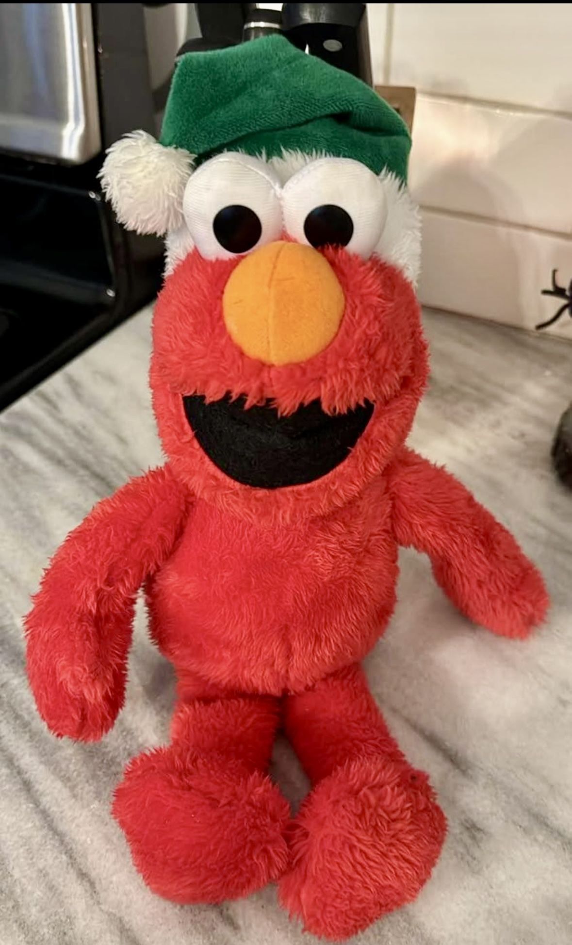 2015 Kohls Cares Elmo with Santa Hat plush