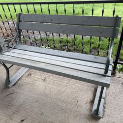 Heavy Duty Cast Iron Park Bench