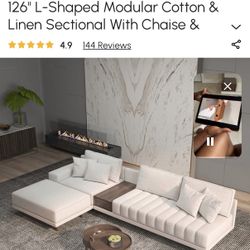 L-Shaped Sofa 