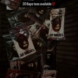 Bape T Shirts Variety Of Medium And Large