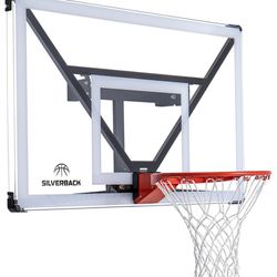 Basketball Hoop Silverback NXT 54" Wall Mounted Adjustable-Height New in Box