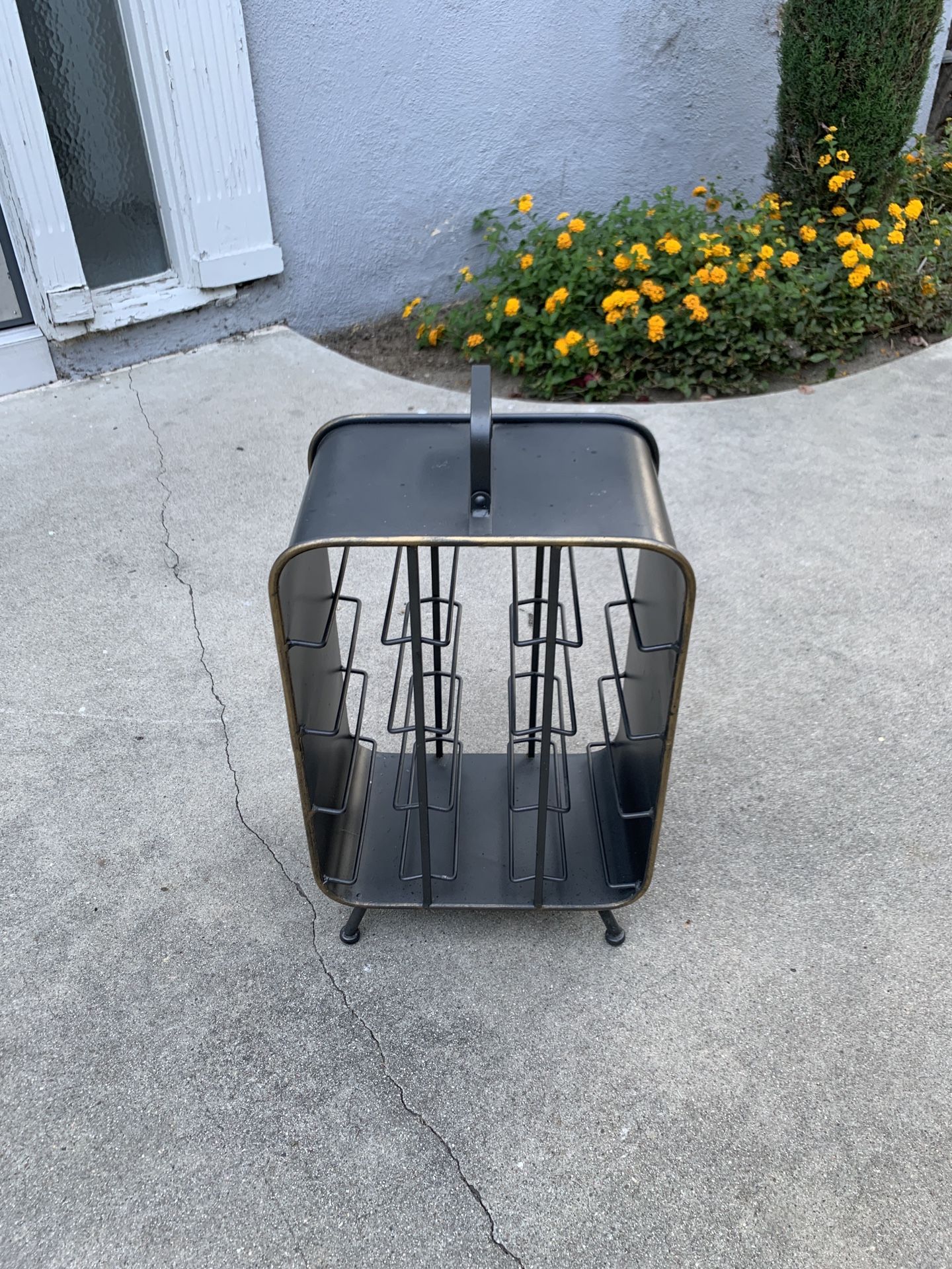 Industrial Modern Metal Wine Rack 