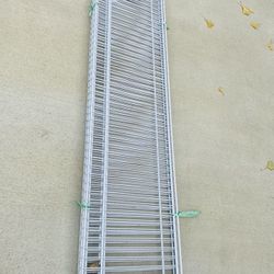 5 - ClosetMaid SuperSlide wire shelf. 48”L- 12”W for closets, pantry or DIY projects