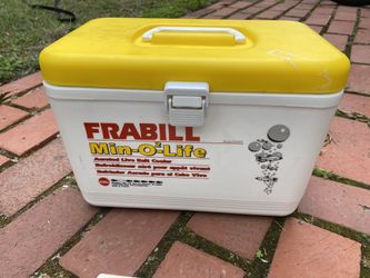 Fishing Bait bucket Battery oxygen Frabil Min-O2-Life