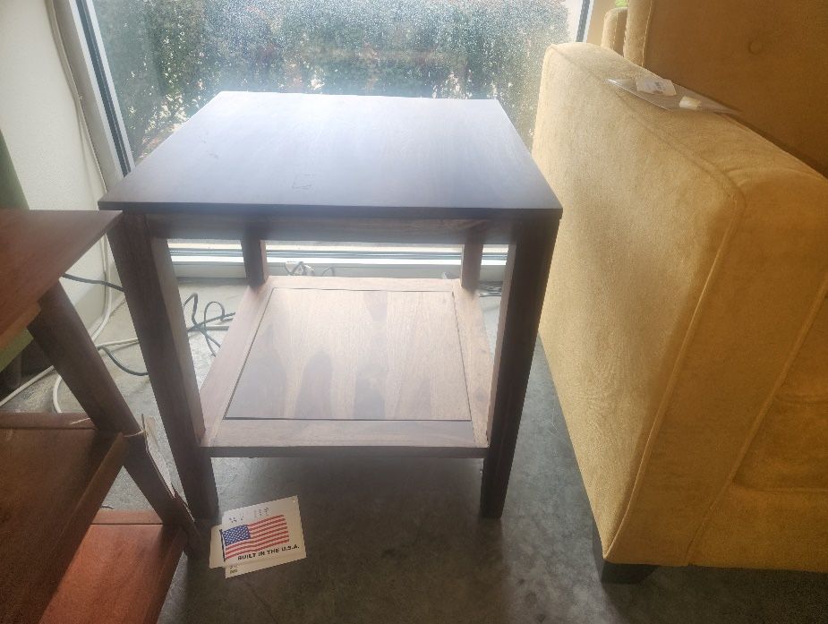 MODERN SOLID WOOD RECTANGLE COFFEE TABLE OBSIDIAN