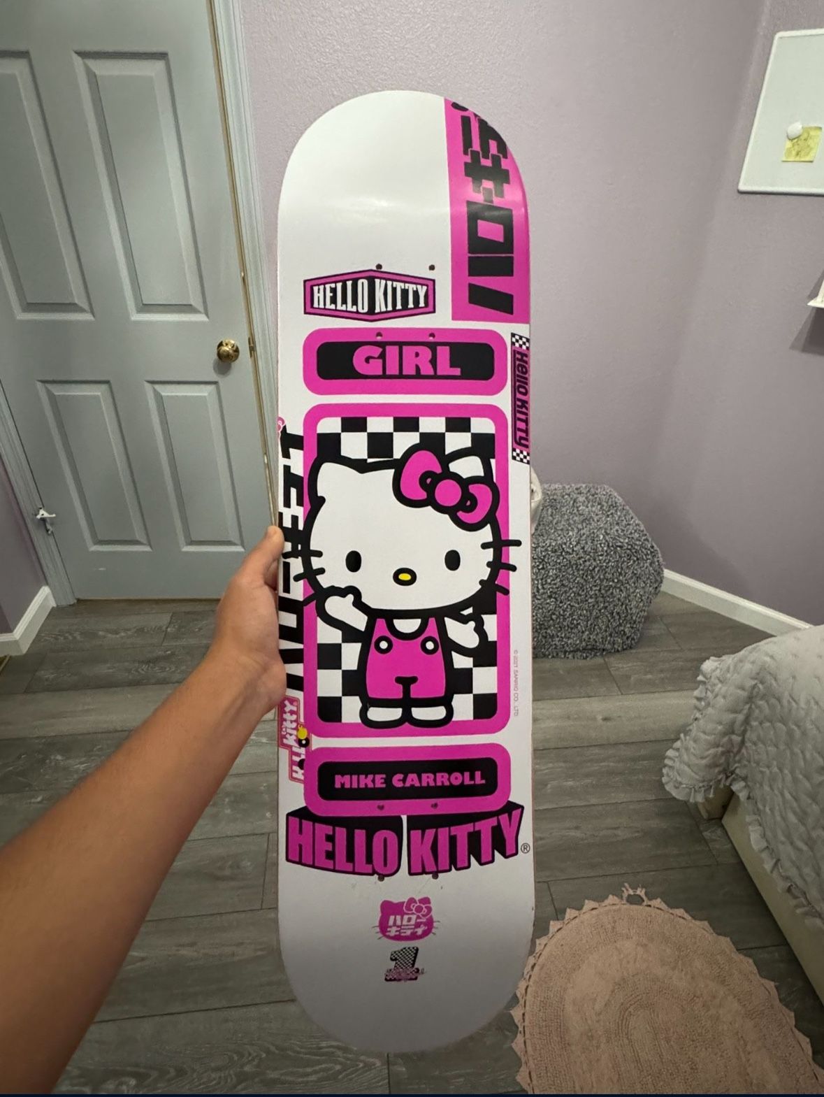 Hello kitty x Sanrio girl skate deck