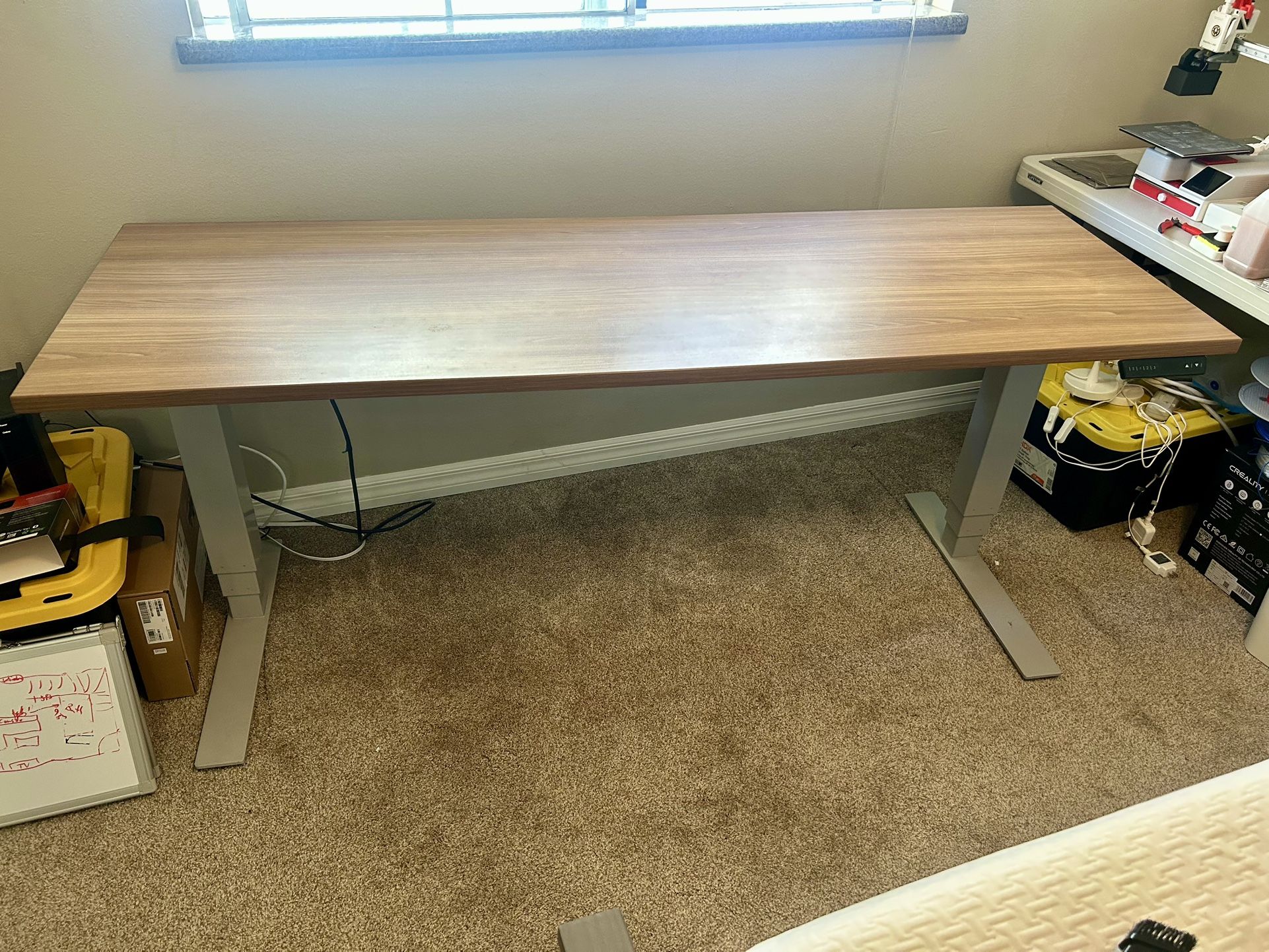 Long Motorized Adjustable Standing Desk