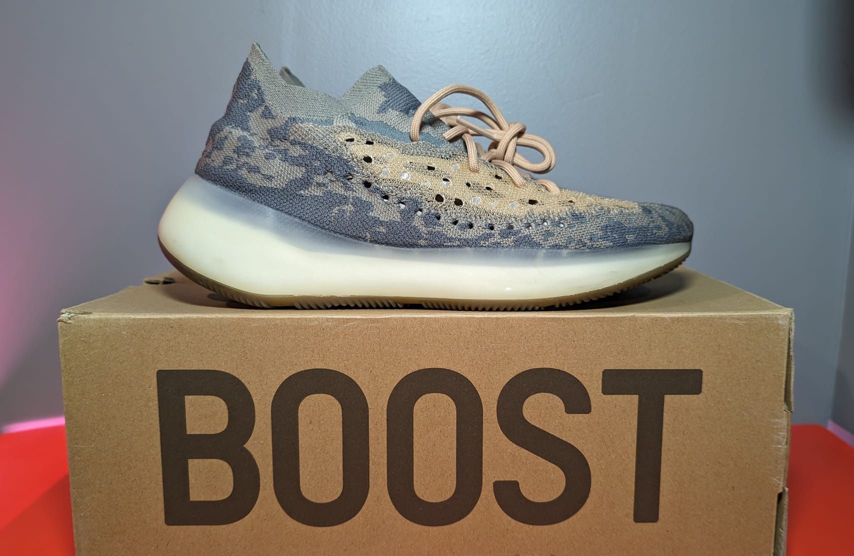Size 10.5 adidas Yeezy Boost 380 Mist Non Reflective