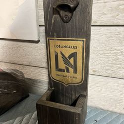 Custom wooden bottle opener