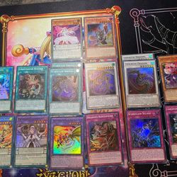 Yu Gi Oh TCG Dimension Force [DIFO] 1st Ed Secret Rate/Super Rare 16 card lot
