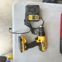 Dewalt Drilll and Charger 