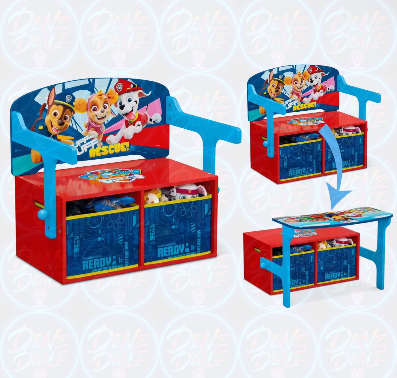 Paw Patrol 2 In 1 Activity Bench And Desk 