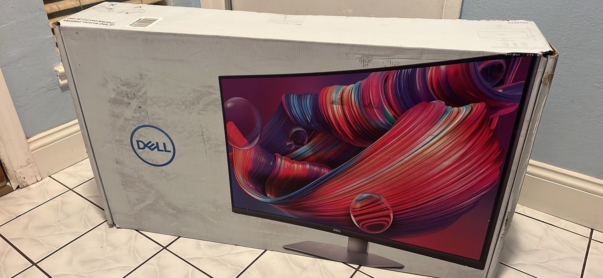 Dell 32 Curved monitor (s3221qs)