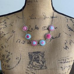 Kawaii Button Necklace