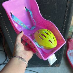 Our generation Doll Bike Seat And Helmet