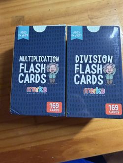 Media Multiplication And Division Flash Cards