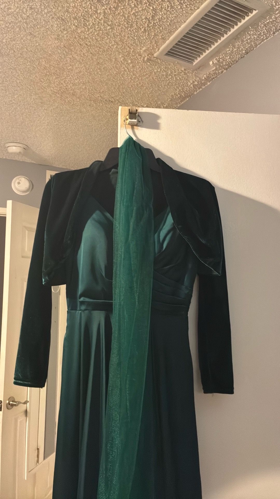 Green formal dress
