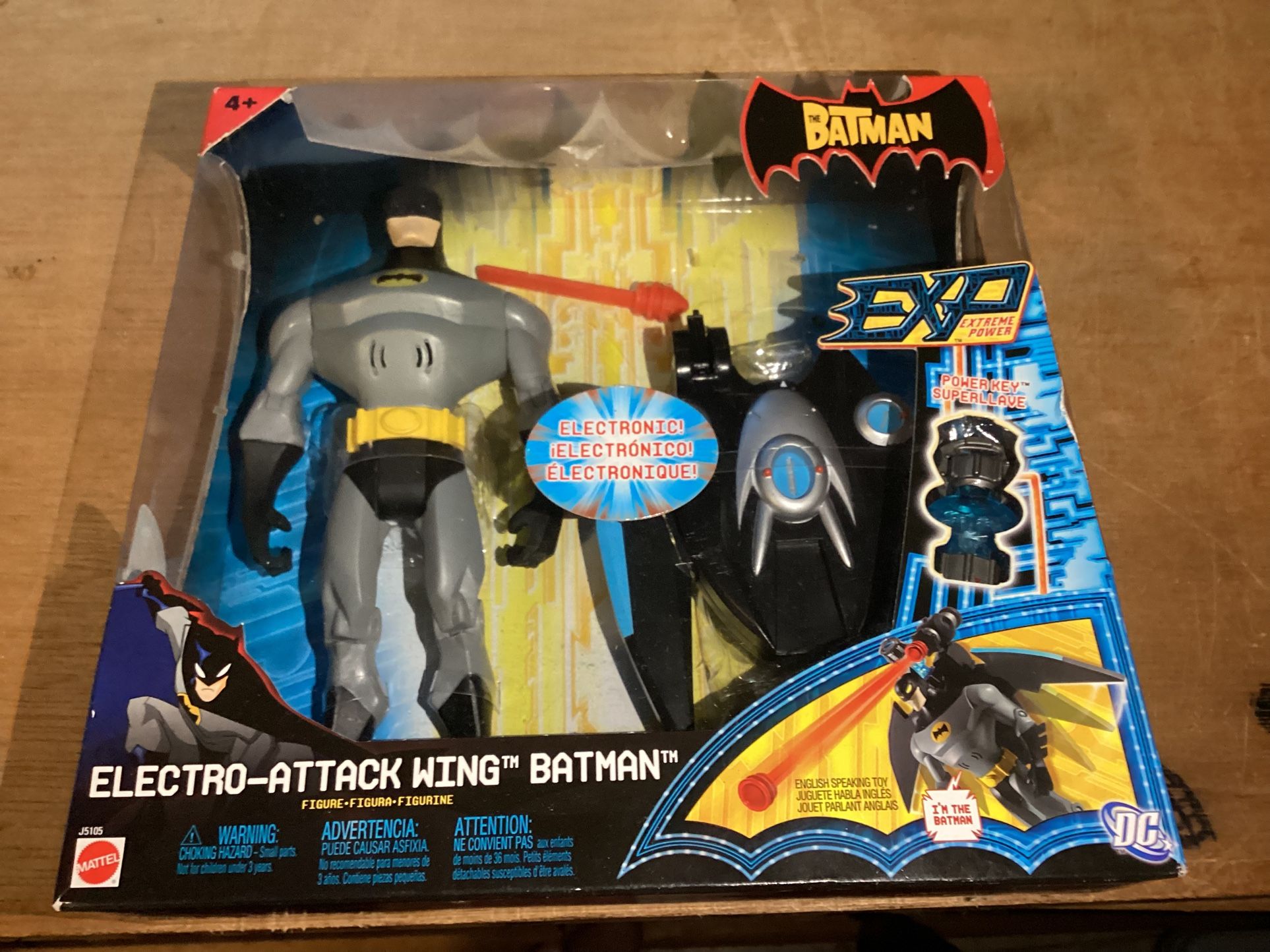 The Batman EXP Extreme Power ELECTRO-ATTACK WING BATMAN NEW In Box